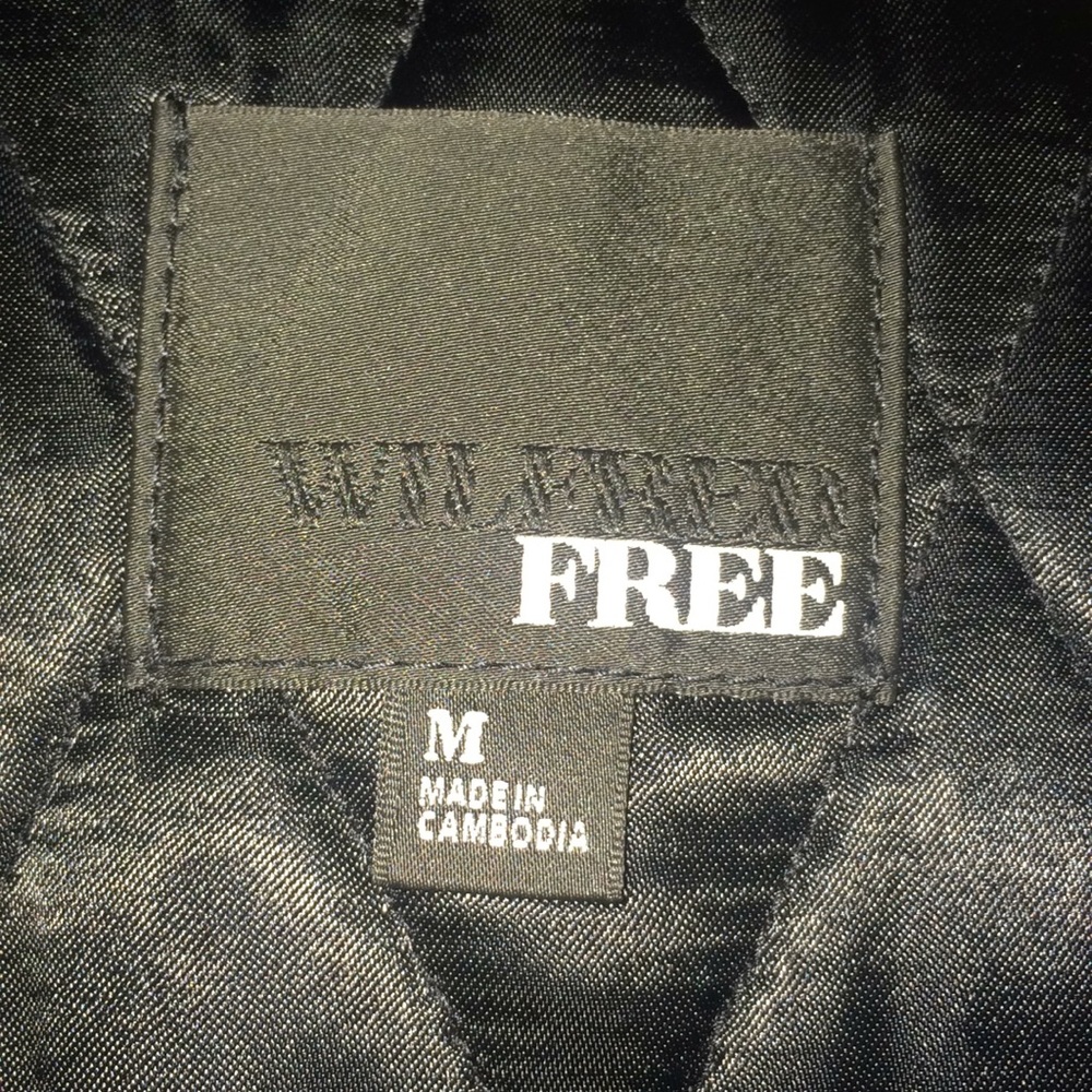 Aritzia Wilfred Free Leather Jacket